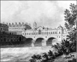 Initially, architect Thomas Paty drew the plans for the bridge, which didn?t include shops on the sides of the brides. Other local builders were also 